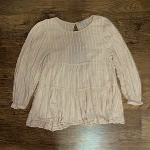 American Eagle Flowy Open Back Top